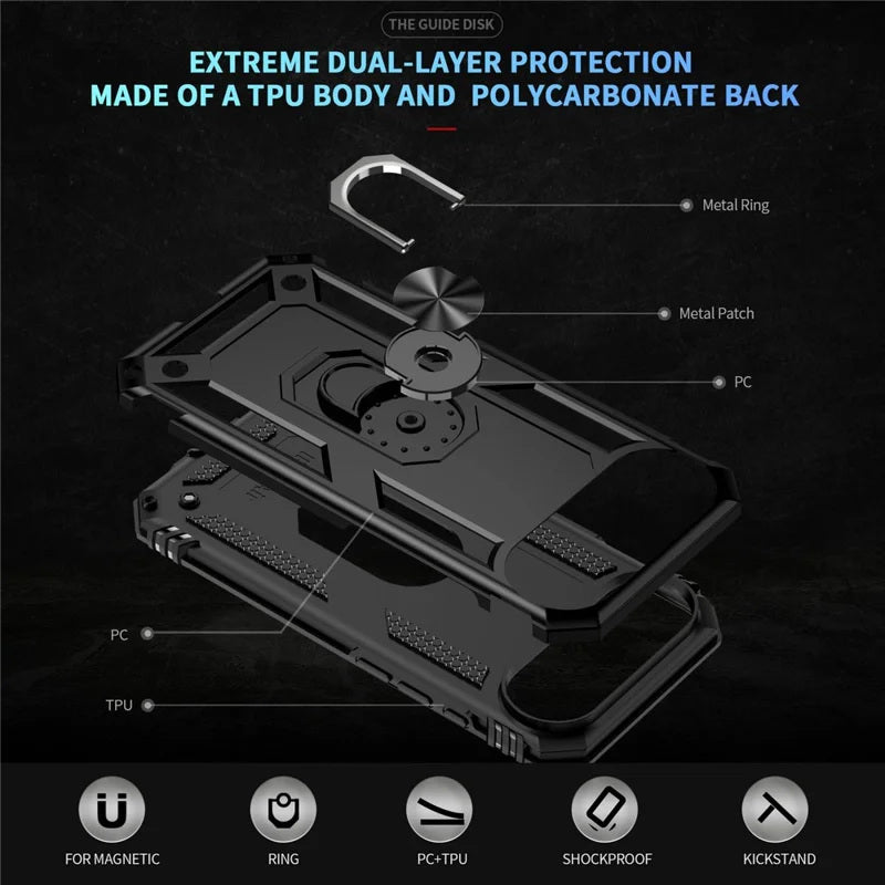 Hybrid Ring Case for iPhone 17 Air Hybrid Ring Case for iPhone 17 Air